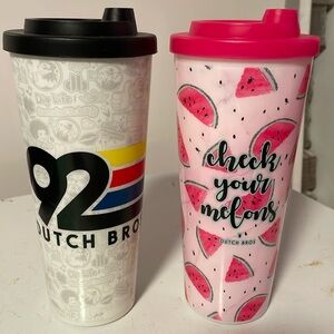 Dutch Bros cold cups